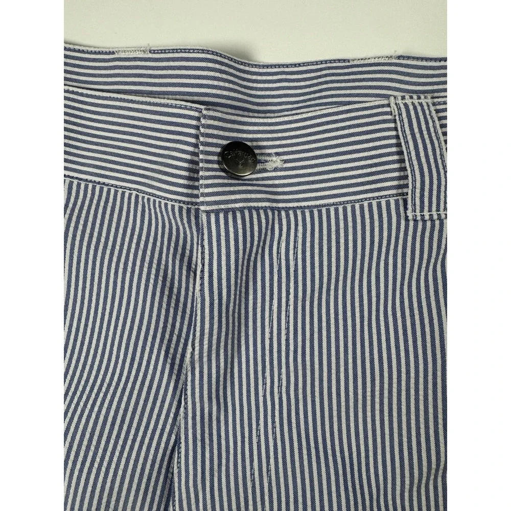 Callaway Shorts Mens 36 Blue‎ White Striped Golf Performance Lightweight Classic